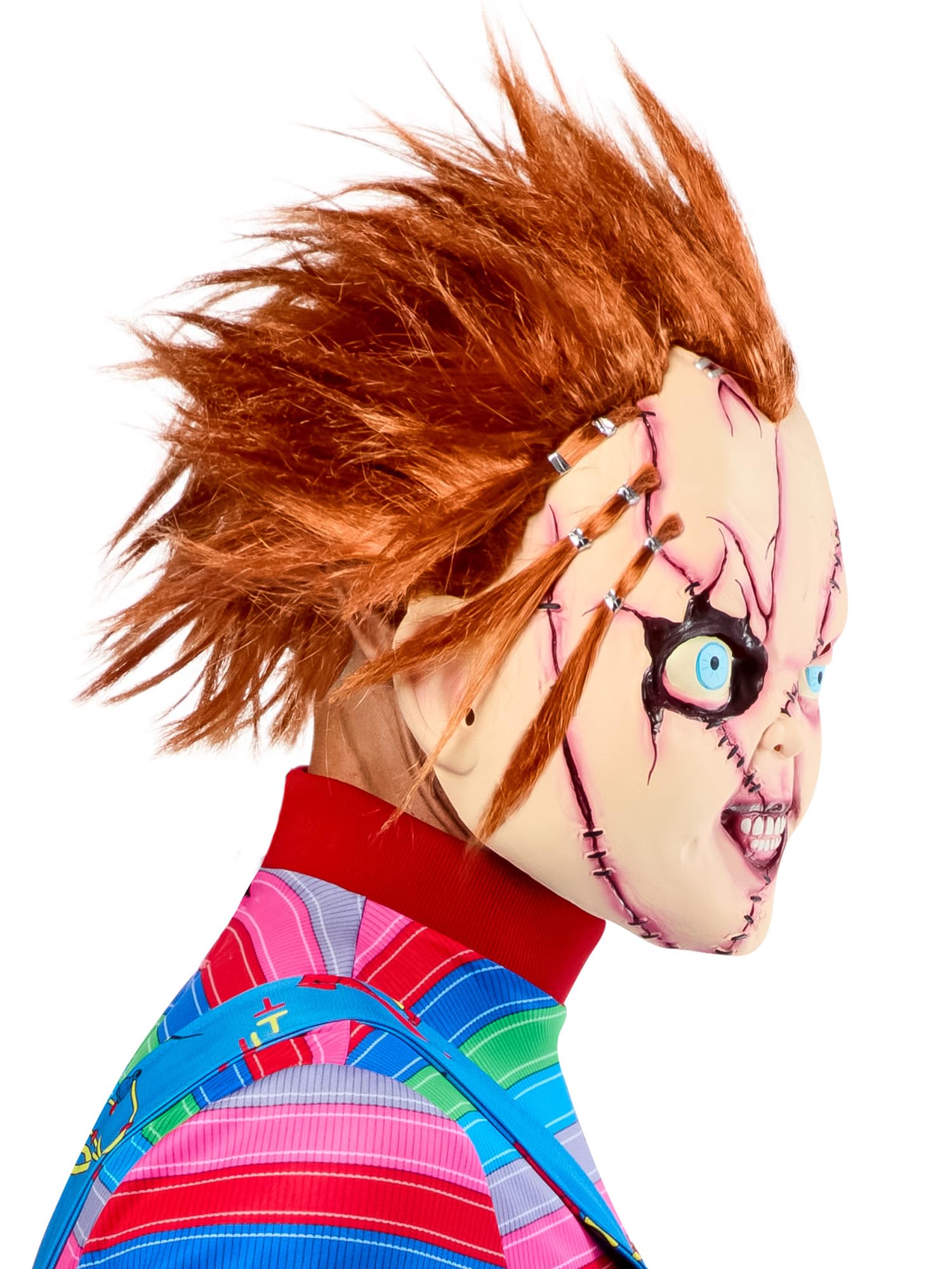 Rubies Official Chucky, Chucky Stitched Up 3-4 Mask Adult Accessory, Adult Fancy Dress, One Size Halloween - Image 3