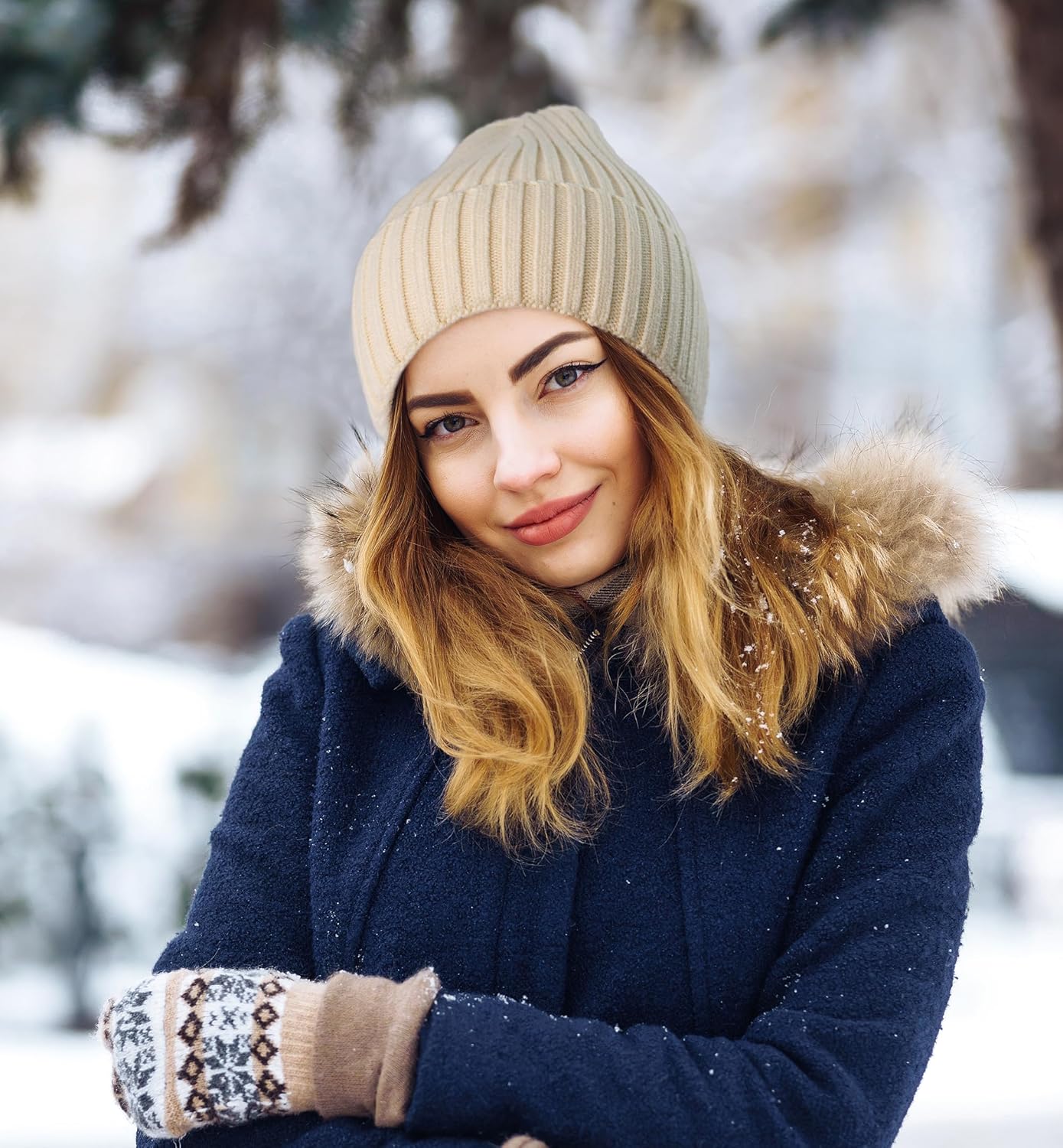 HiRui Knit Beanie for Men Women Kids, Winter Hats Warm Classic Daily Skull Caps - Image 5