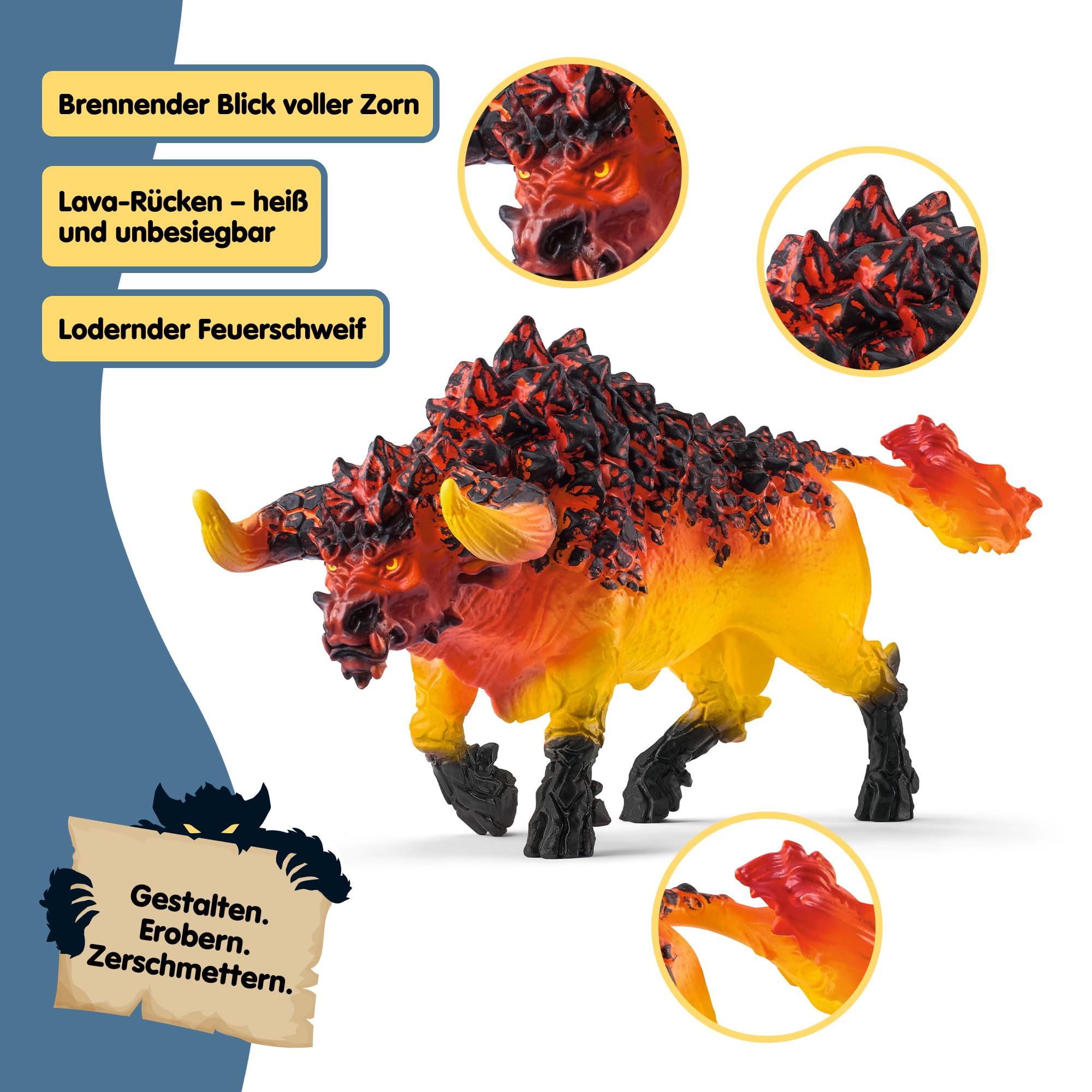 Schleich ELDRADOR | Battle CAVE Arena: Lava vs. Schatten 42673 | 71 Teile | Set aus 2 x ELDRADOR Battle Cave, 2 x Monster und 2 x Kristall | Caves zur Arena stapelbar | Spielzeug ab 7 Jahren