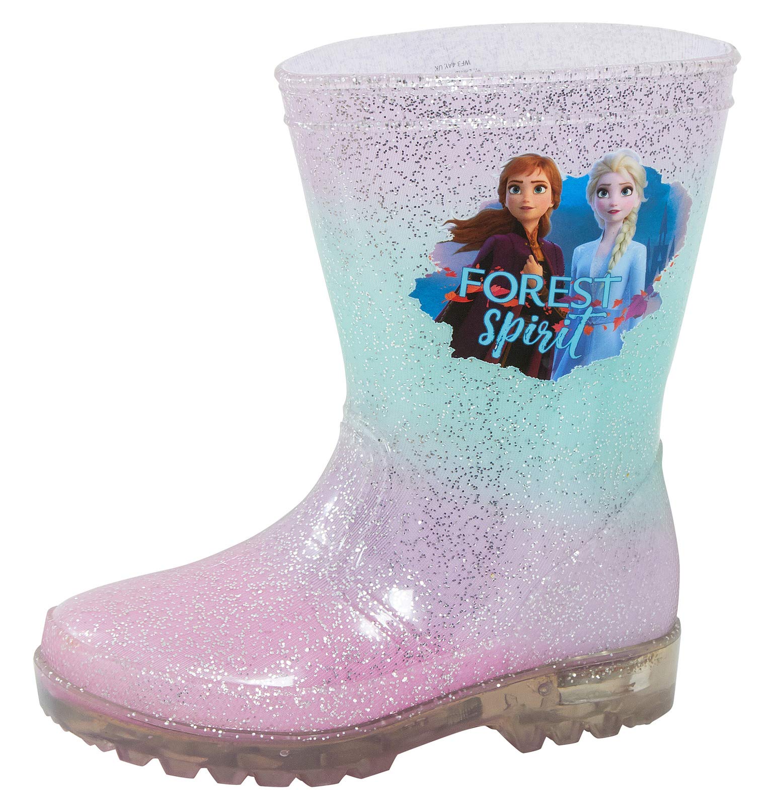 Disney – Bottes Wellington clignotantes La Reine des Neiges 2 avec Elsa et Anna