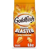 Vista 18 de Pepperidge Farm Goldfish Flavor Blasted Cheddar Jack'd Crackers, bolsa de 6.6 onzas