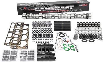 Brian Tooley BTR Red Hot Cam Kit 221/24X .619/.617 113 LSA + LS7 Lifters + Trunnion Upgrade + .660" Dual Springs + LS1 MLS Gaskets Fits 5.7L 4.8L 5.3L LM7 LR4 L59 LH6 LC9 LS1 +50HP