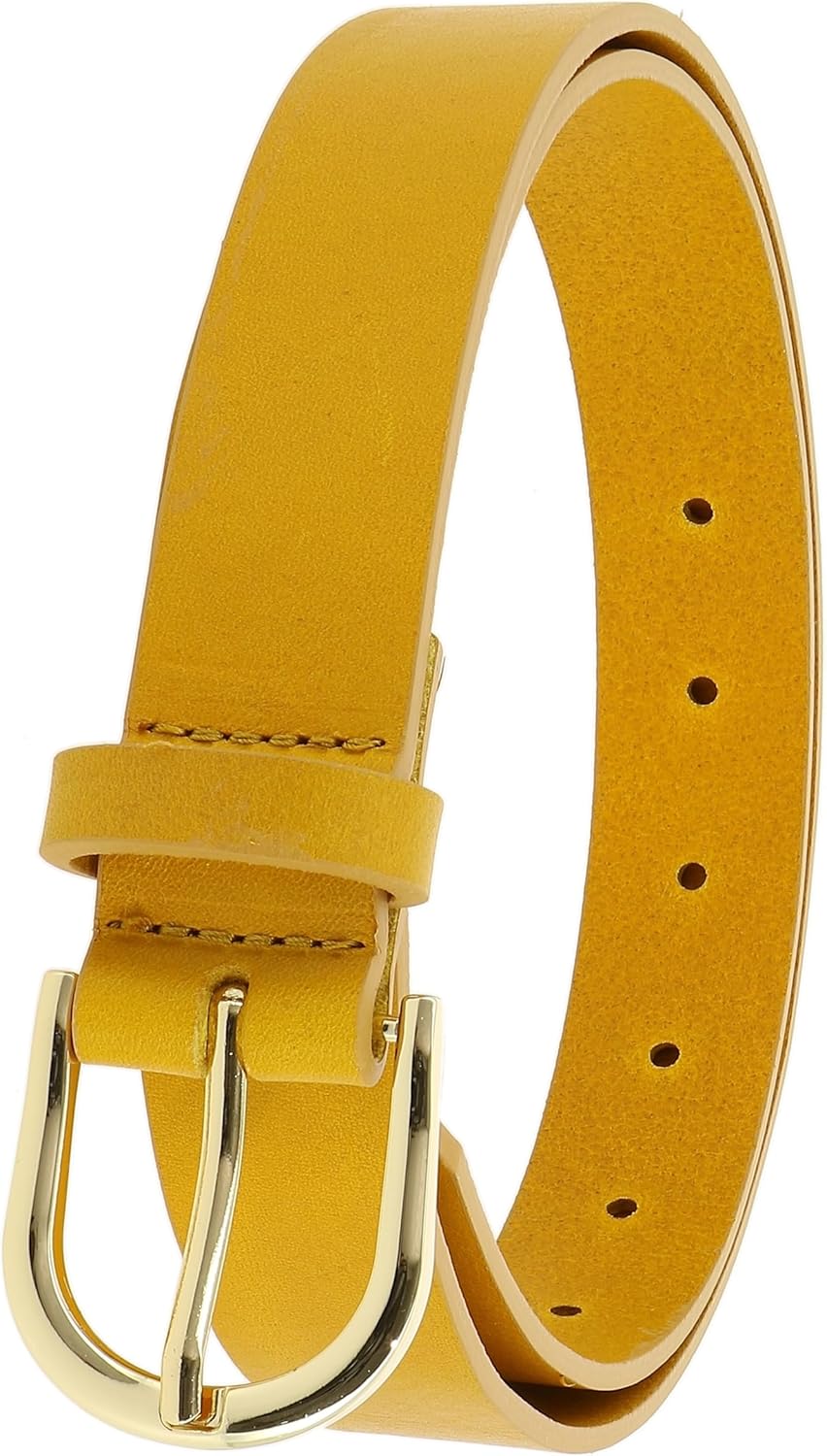 FASHIONGEN - Women's belt in vegetable-tanned bull leather, 3 cm wide, RIVOLI