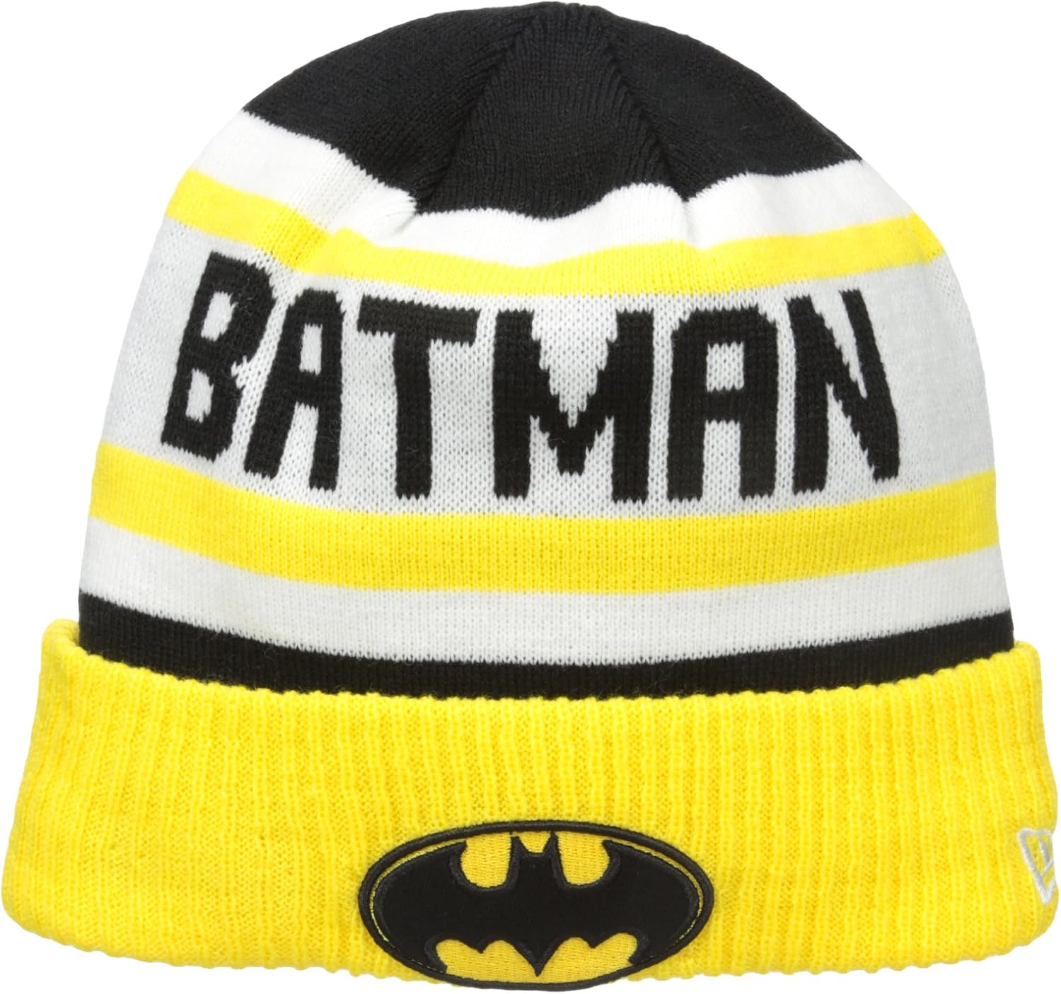 New Era Cap Men's Biggest Fan 2.0 Batman Knit Beanie
