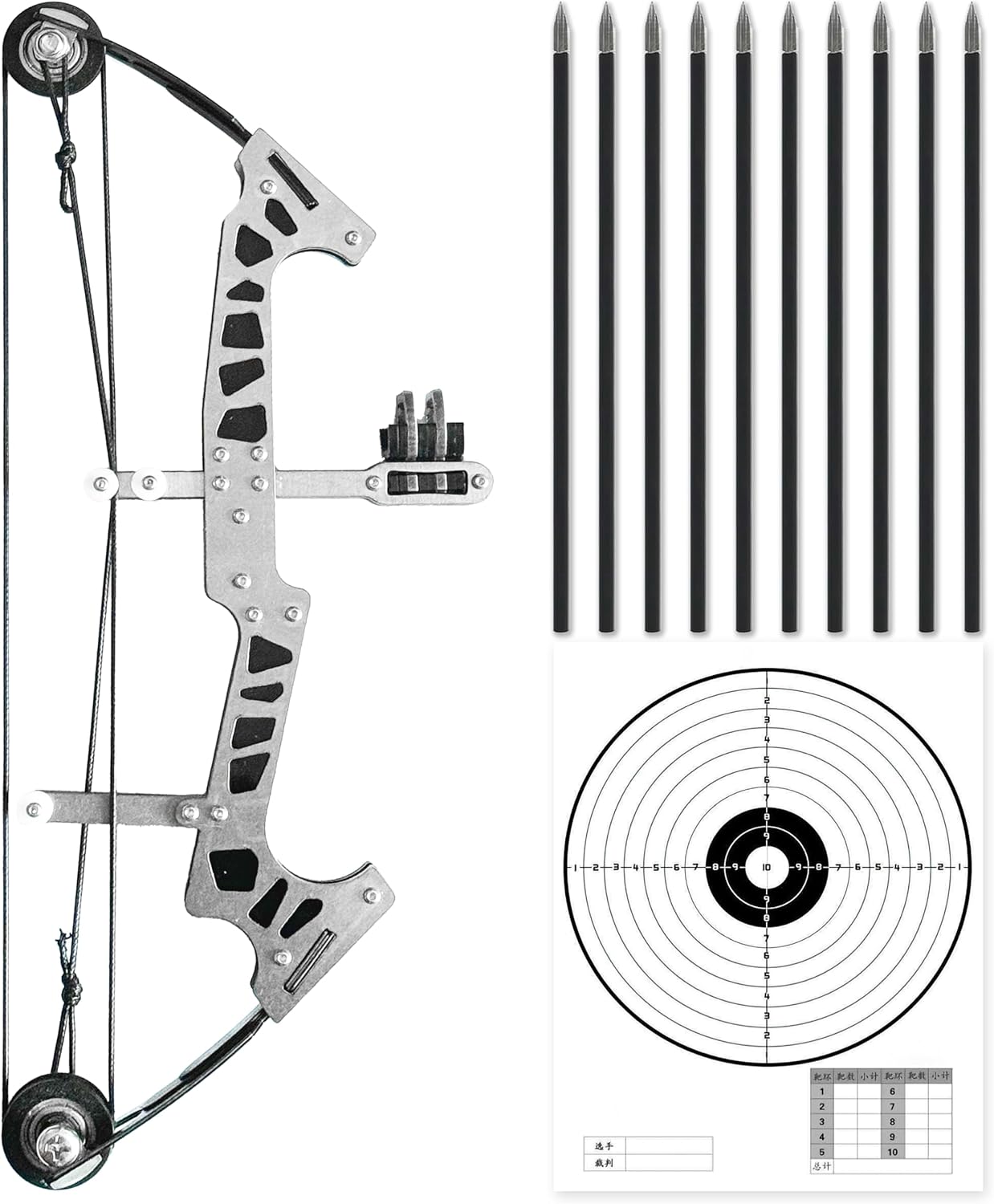 stainless steel compound bow