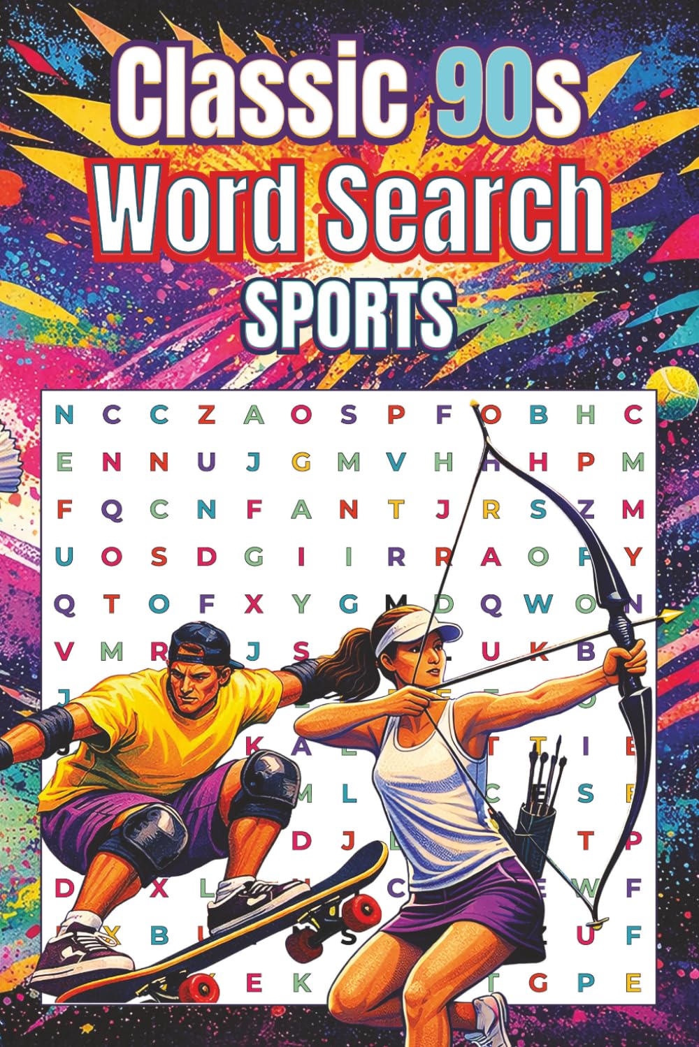 Classic 90s Word Search: Sports (Classic 90s Nostalgia: Retro Word Search Puzzles)