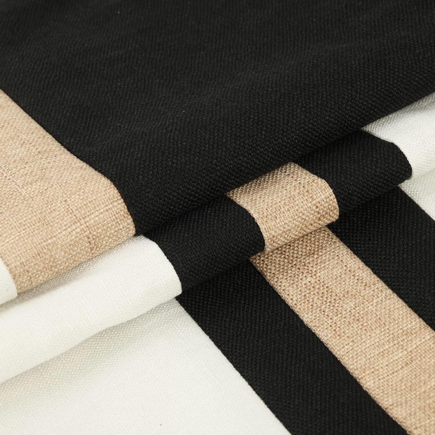 JASEN Black and White Throw Pillow Cover 18x18 Farmhouse Decorative Throw Pillow Covers Boho Modern Accent Pillow Cover for Couch Sofa