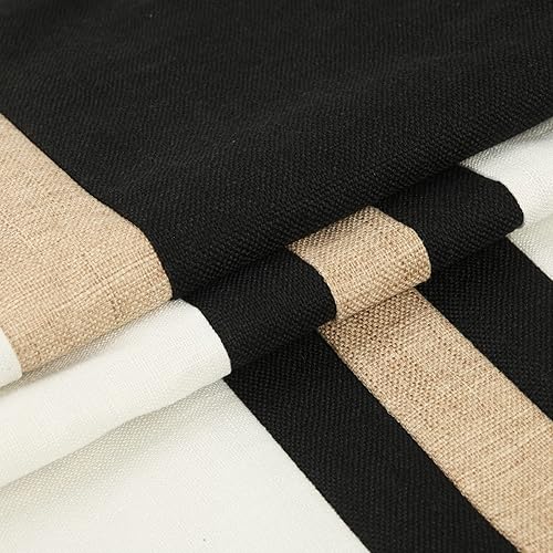 Miniatura 4 de JASEN Juego de 2 fundas de almohada de granja en blanco y negro para sofá, cama, 20 x 20 pulgadas