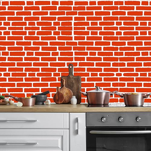 Miniatura 5 de Chuangdi Cortinas de pared de ladrillo para pared, diseño de escena, papel tapiz de ladrillo, para puerta, mantel de ladrillo extraíble, foto para