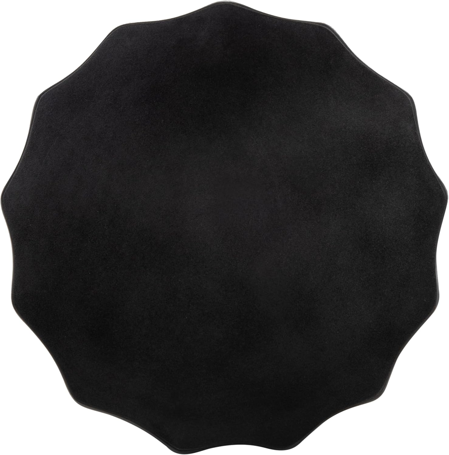 Safavieh Outdoor Jaslyn Black Modern Concrete Round Accent Table