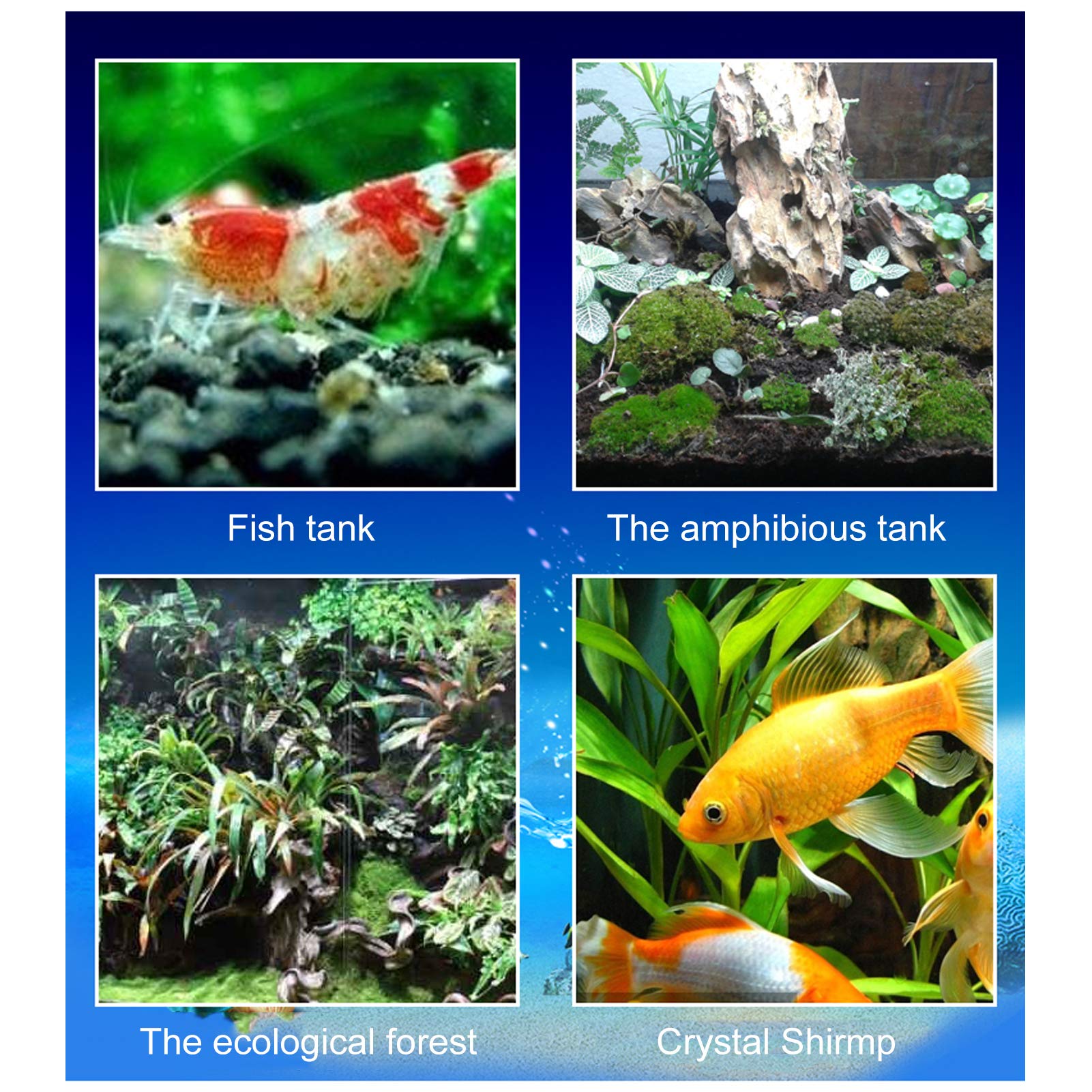 FILFEEL 100er-Pack weiße Stützfüße für Aquarium-Trennwände – Robuste PVC-Halterungen zur einfachen Fischpflege und individuellen Beckeneinrichtung