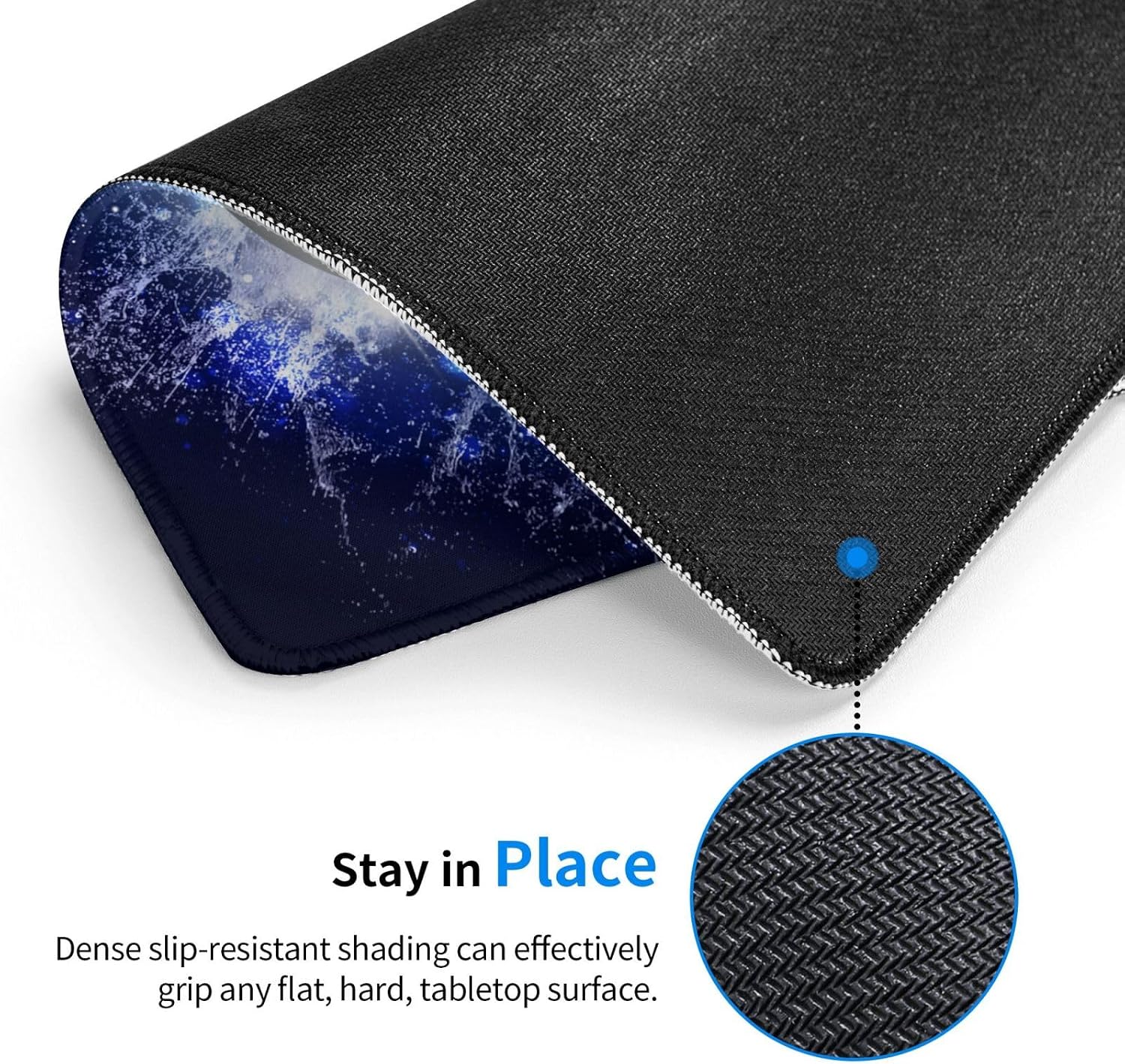 Boys Soccer Mouse Pads, 10x12 Sports-Themed Gaming Mouse Pad with Non-Slip Rubber Base, Stitched Edge for Work, Home, Office Computer, Laptop Desk image 2