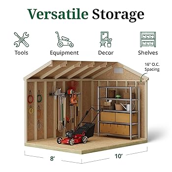 Amazon.com : Little Cottage Co. 8x10 Classic Workshop Shed