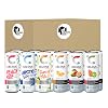 Celsius Sparkling Essential Energy Drink No Sugar or Preservatives 12 fl oz, Slim Cans Assorted Variety 12 Pack, in The Award Box Packaging Combo Box