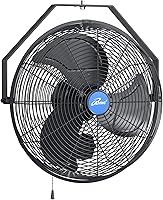 Vista 7 de iLiving Ventilador de pared oscilante de alta velocidad para exteriores de 20 pulgadas con motor resistente a la intemperie de 4750 CFM, ajuste