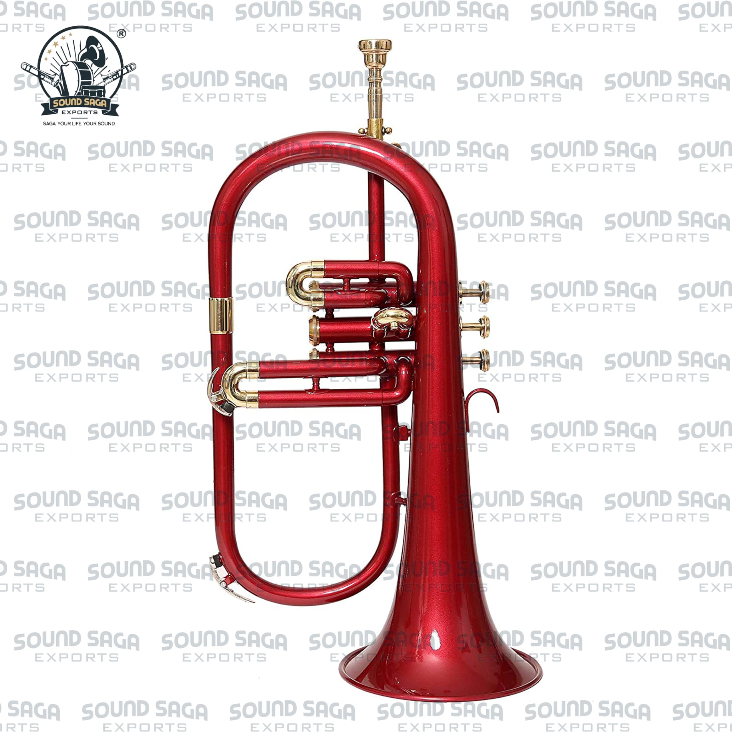 Bb - Bocina de latón de 3 válvulas | Acabado de latón de precisión | Bocina de latón para estudiantes e intermedios para banda escolar, conjunto de jazz, orquesta y concierto | Boquilla y funda rígida