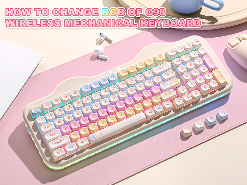 yunzii c98 メカニカルキーボード YUNZII C98 Cake Meow Wireless Mechanical Keyboard – YUNZII KEYBOARD