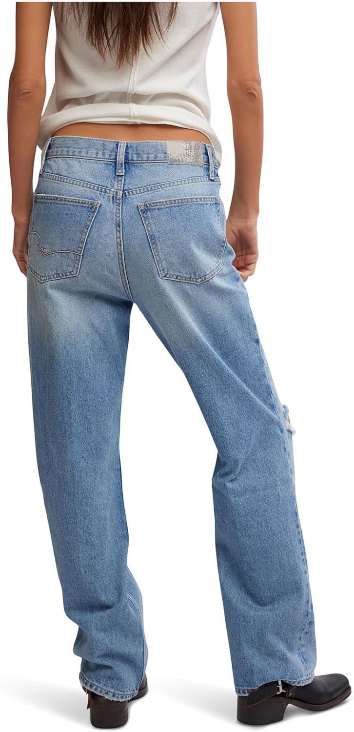 Free People Womens We The Free Holly Bootcut Jeans - Image 3