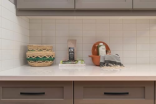 Miniatura 5 de Ravinte Paquete de 30 tiradores curvados de gabinete de 5-316 pulgadas color negro mate para cajones de cocina, manijas de arco de gabinete de 5-316