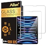 Ailun 2 Pack Screen Protector for iPad Pro 12.9 Inch Display [2022 & 2021 & 2020 & 2018 Release] Tempered Glass [Face ID & Apple Pencil Compatible] Ultra Sensitive Case Friendly