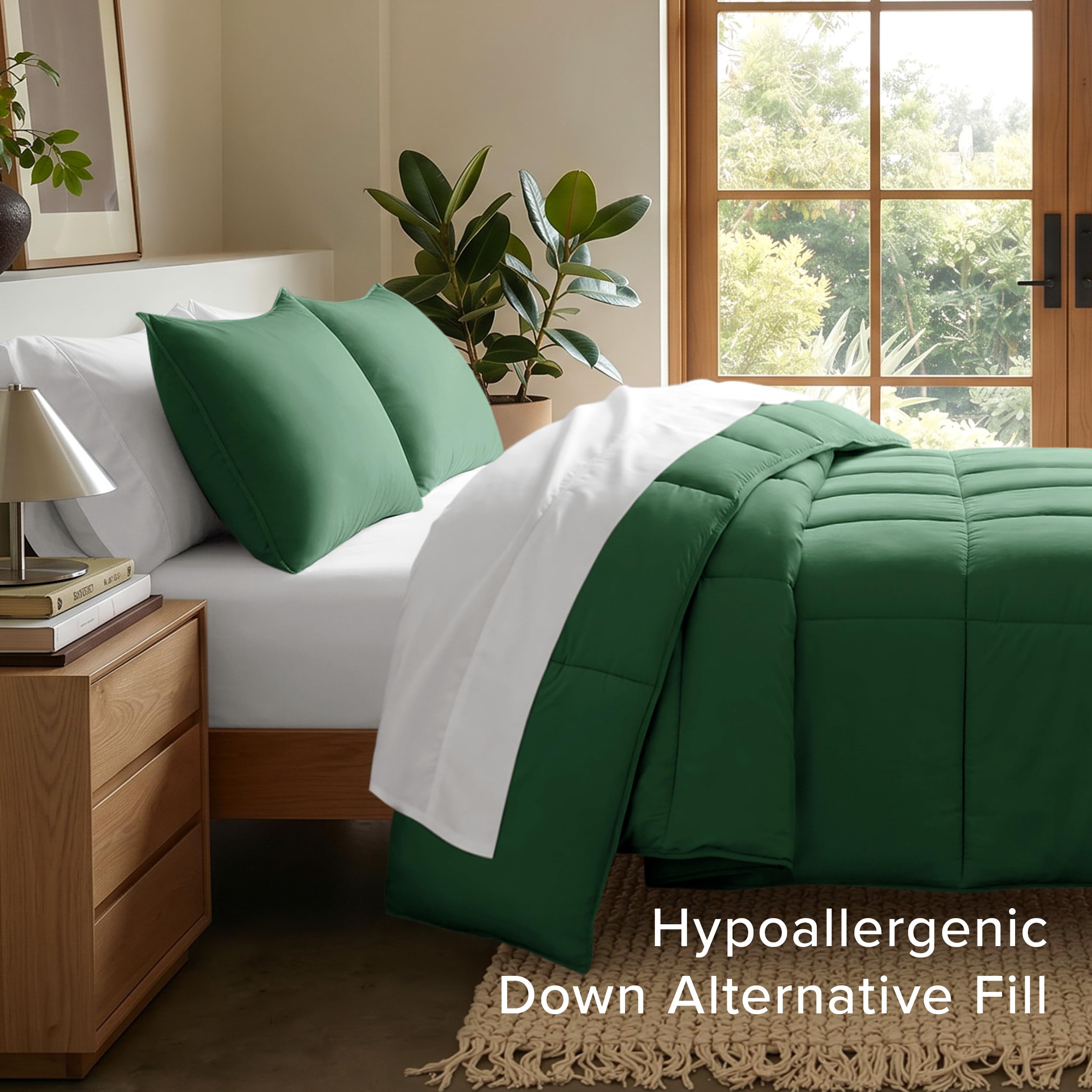 Amazon｜Bare Home Comforter Set - King/California King Size 
