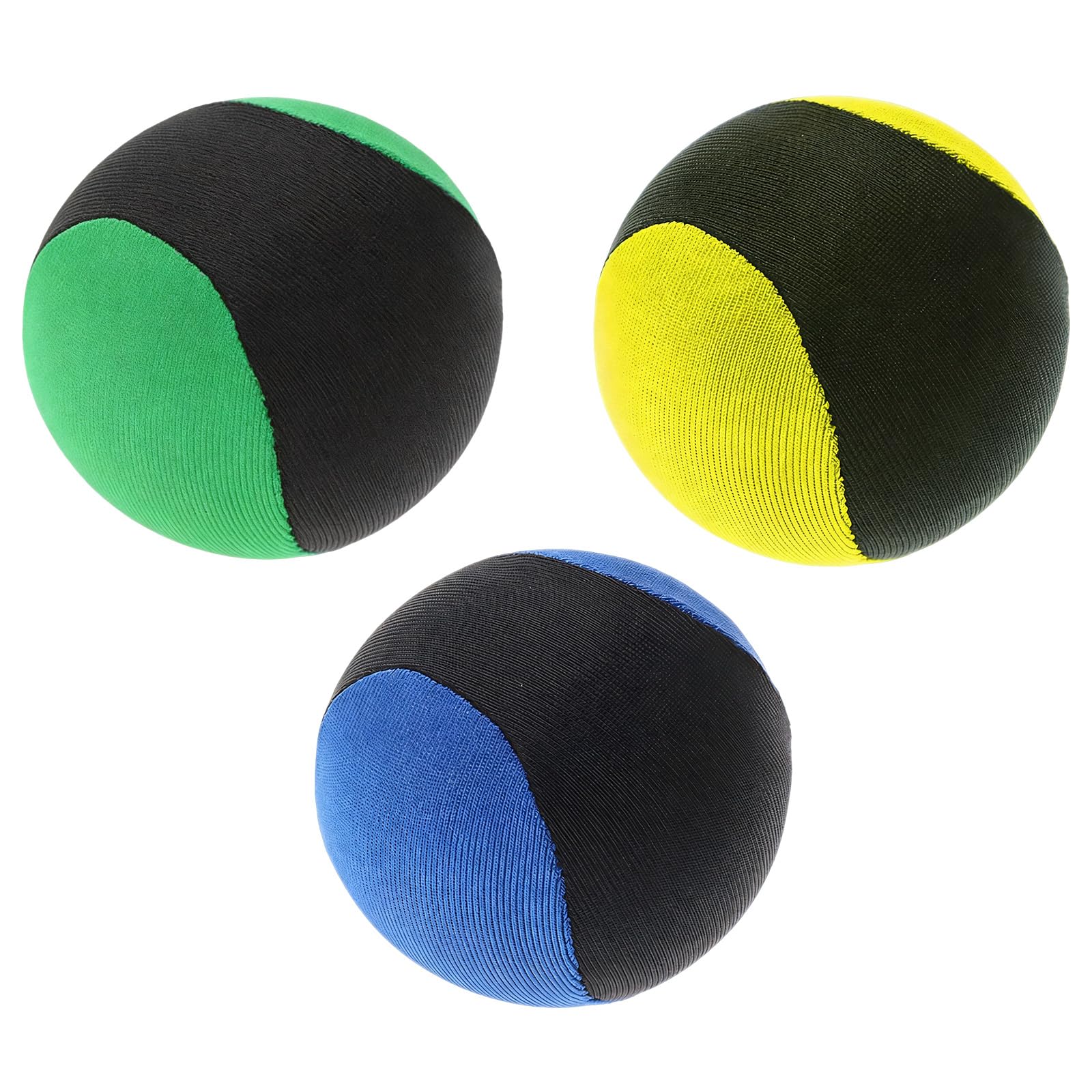Falafoty 3 Pack Water Bouncing Ball, Skipping Water Ball Summer Beach Ball, Durable Jumping Ball for Swimming Pool Outdoor River Lake Beach Toy, Outdoor Beach Ball Pool Games for Kids Adult Gift (A)