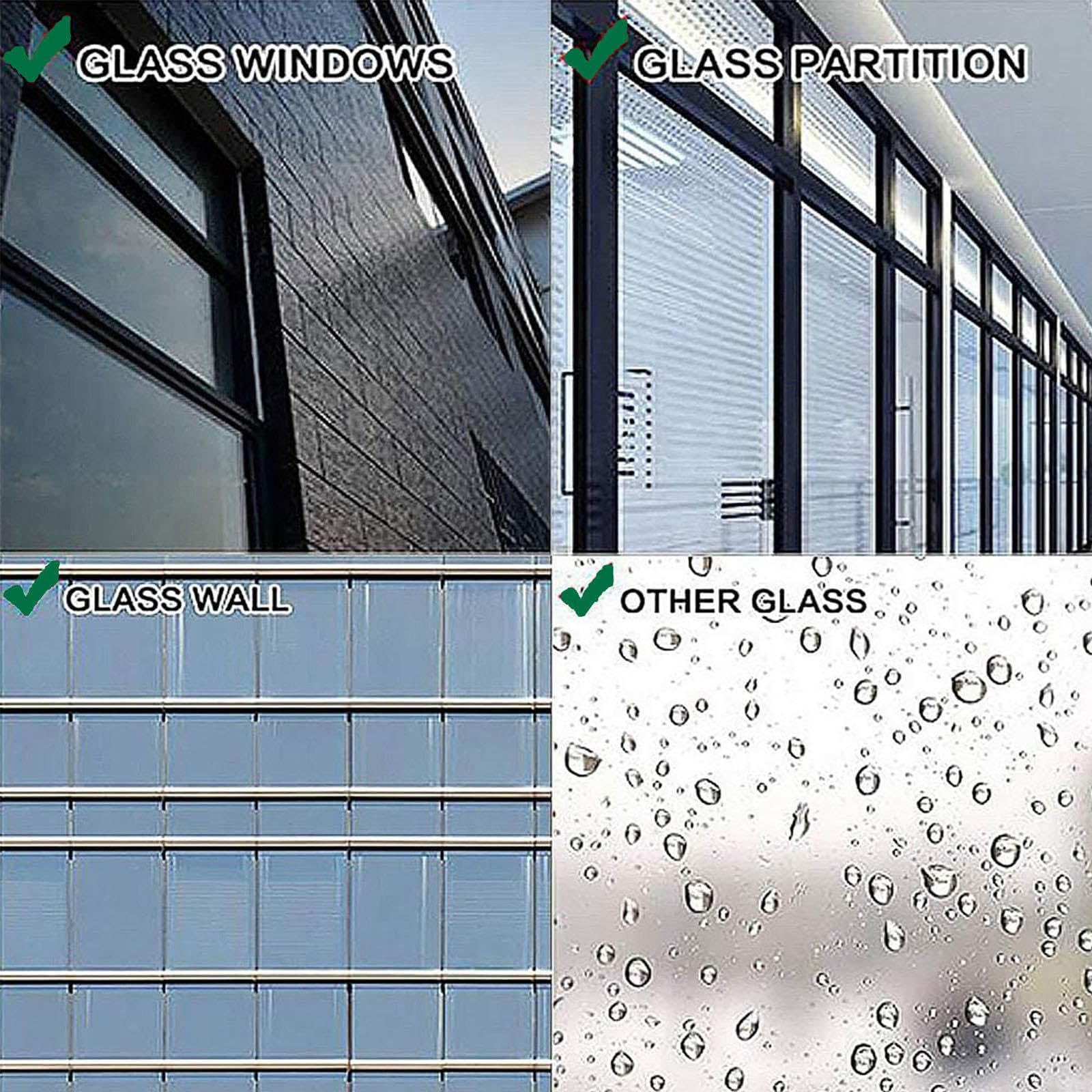 Limpiar Cristales de Ventanas con Depósito de Agua Residual Limpiacristales en Spray de Doble Cara Adecuado para Múltiples Escenarios