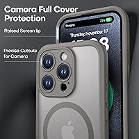 Vista 137 de ImpactStrong Magnetic Guard Designed for iPhone 14 Pro Max Case [Camera Protection] [Military Grade Drop Tested] [Compatible with MagSafe] Slim Black