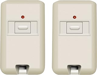 300MHZ Linear Multicode 3089 MCS308911,3060 MCS306010,3070 MCS307010 Mini Remote with 10 Position Dip Switches(2Pack)