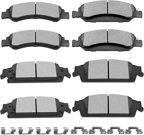 Miniatura 11 de SCITOO Juego de pastillas de freno de disco delanteras y traseras de cerámica para Ford Explorer 1995-2001, 1998-2002 para Ford Ranger, 1997-2001