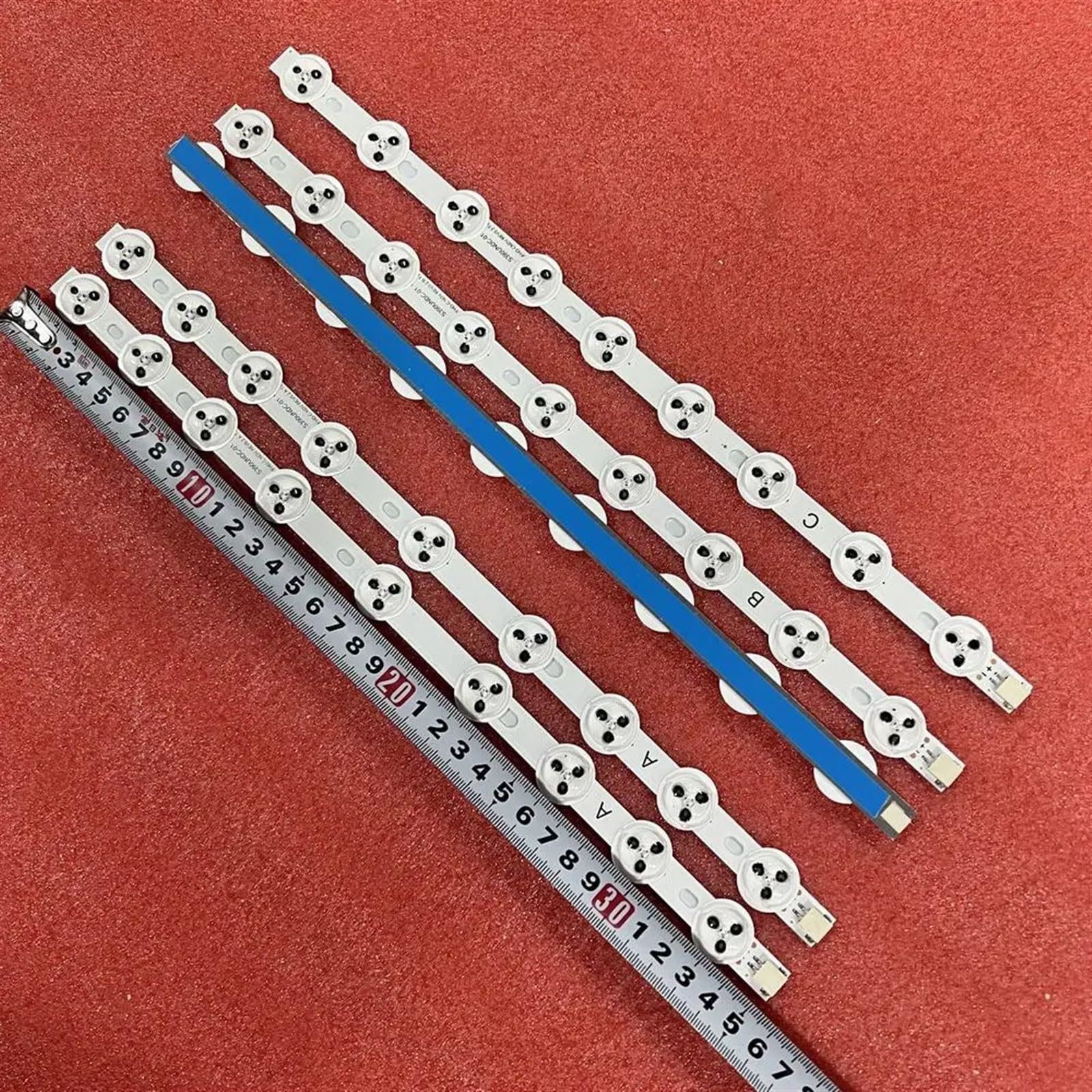 Striscia di retroilluminazione a LED Compatibile for TV 40L3433DG 40L3451dn 40L3433DG TFL39DLED200 39PF3025D VES390UNDC-01 VES400UNDS-01 VES400UNDS-02(10 Kit for 10 TV)