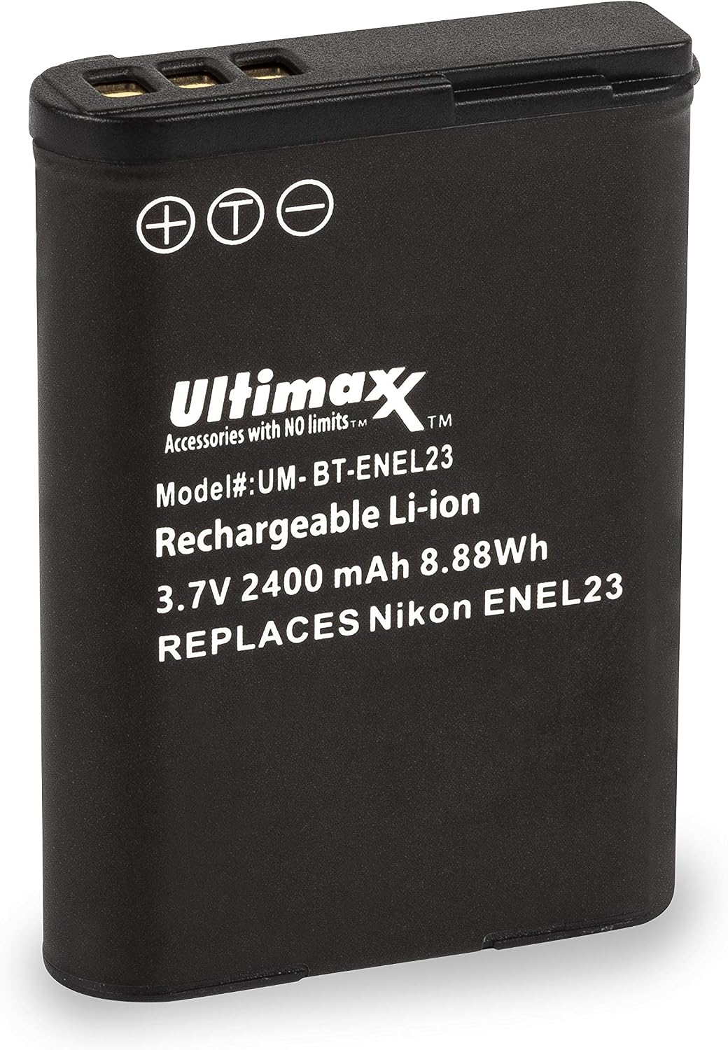 Ultimaxx AC/DC Rapid Home & Travel Charger with 2X EN-EL23 Extended Life Battery (2400mAh / 3.7V / 8.88Wh) for Nikon Coolpix P610 P900 B700 P600 P610 S810c image 2
