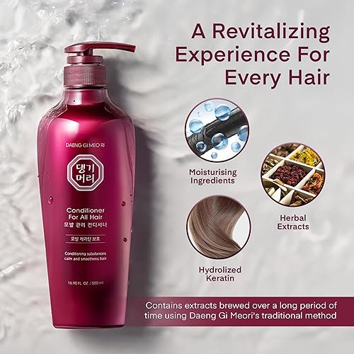 Miniatura 7 de Daeng Gi Meo Ri - Set de champú y acondicionador para cabello dañado, añade nutrición y brillo para un cabello sano y energético, reduce la caspa,
