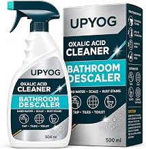 UPYOG Oxalic Stain Remover Spray Multi-Purpose Hard Water Limescale 500 ml | Hard Water Rust Toilet, Tiles, Bathroom, Cleaner for Home Kitchen, Washroom, Mineral Deposit Removal, Tap, Ceramic Surfaces