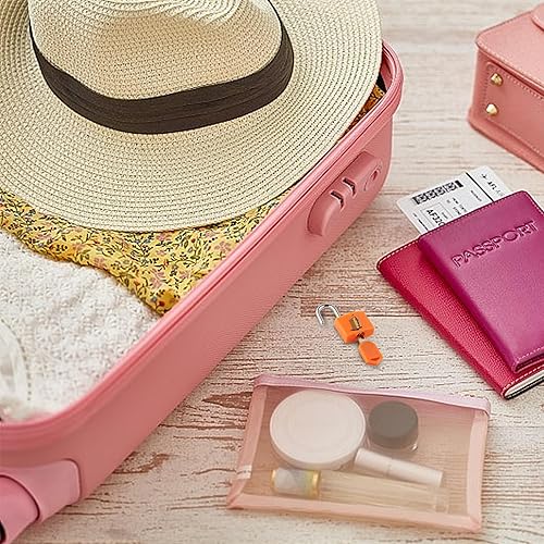 Miniatura 6 de Kaloo - 4 cerraduras de equipaje, pequeñas cerraduras de candado para maletas pequeñas con llaves, núcleo de bloqueo de cobre fuerte con carcasa de