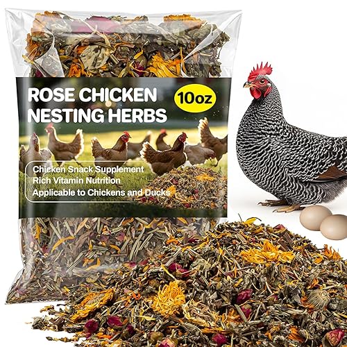 Sukh Nesting Herbs - Premium Nesting Herbs,Chicken Flower,Poultry Herb Blend,Hemp