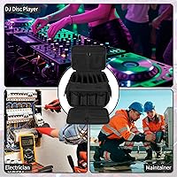 Vista 7 de Bolsa de Cables para DJ con 6 Divisores Desmontables Bolsa de Cables de Alta Capacidad para Conciertos para Cables, Equipo de DJ, Instrumentos