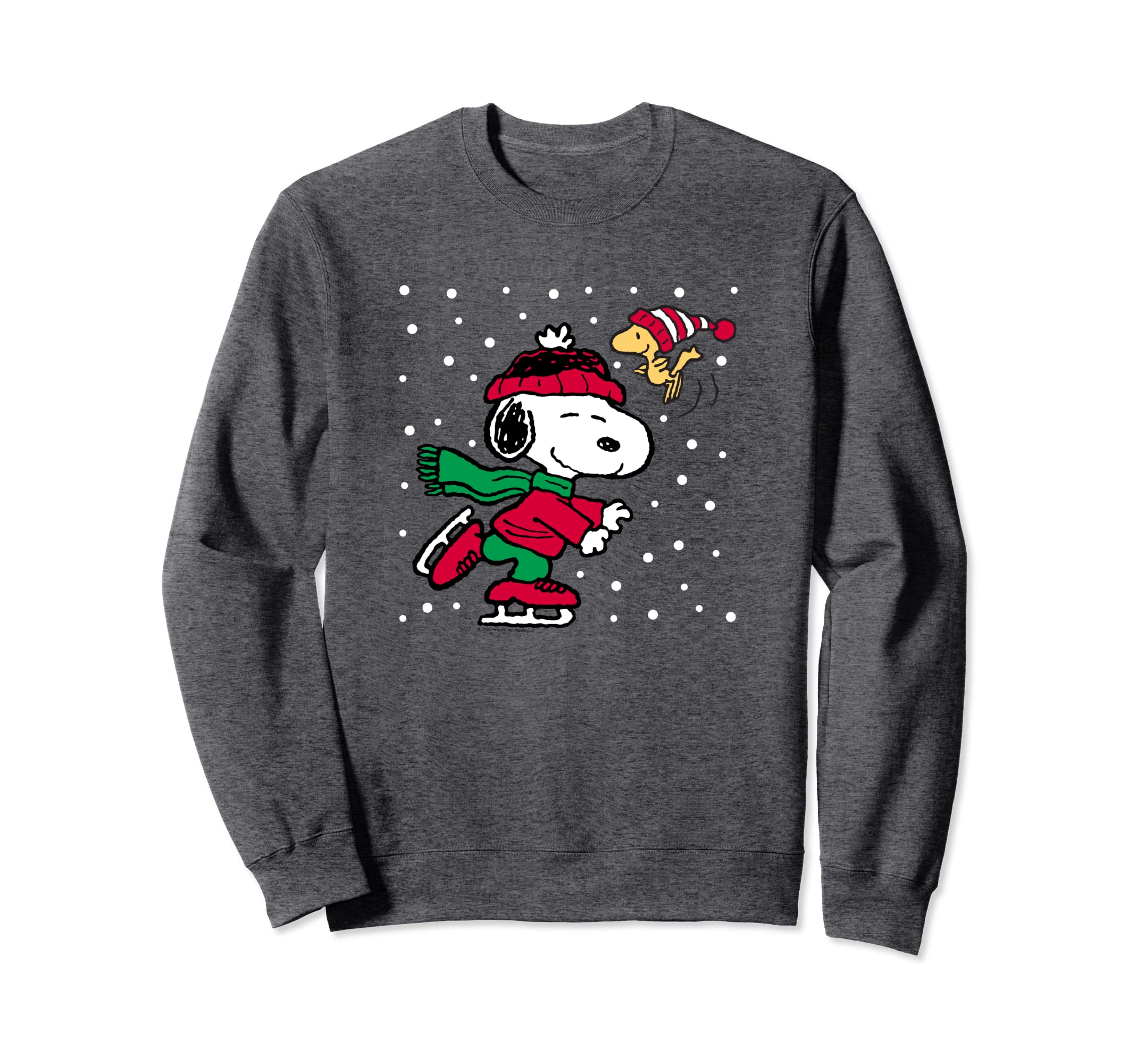 Peanuts - Christmas Snoopy Ice Skating SweatshirtOEKO-TEX STANDARD 100