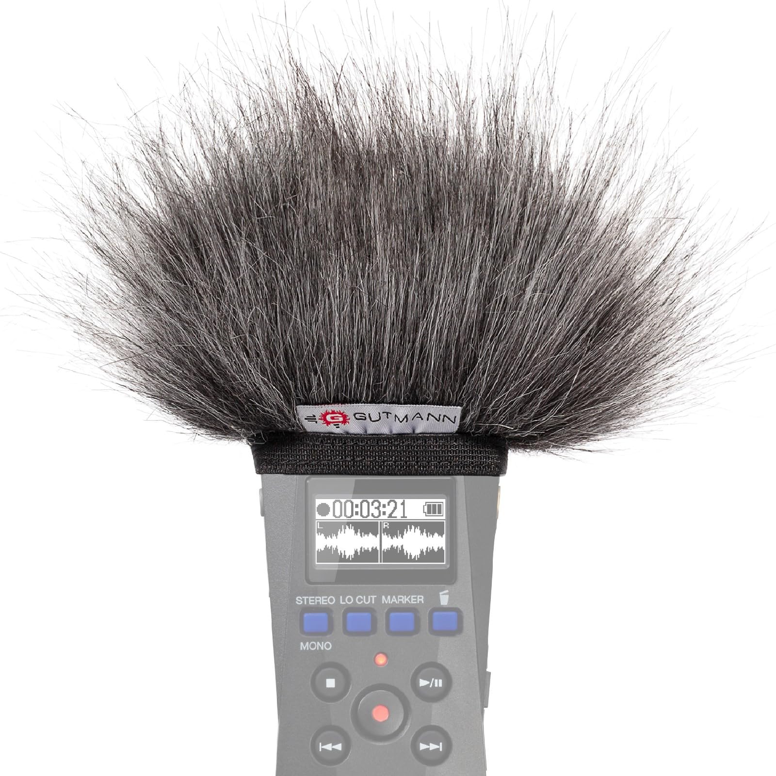 Bonnette anti-vent ZOOM H1essential Gutmann avec doublure grise - 7