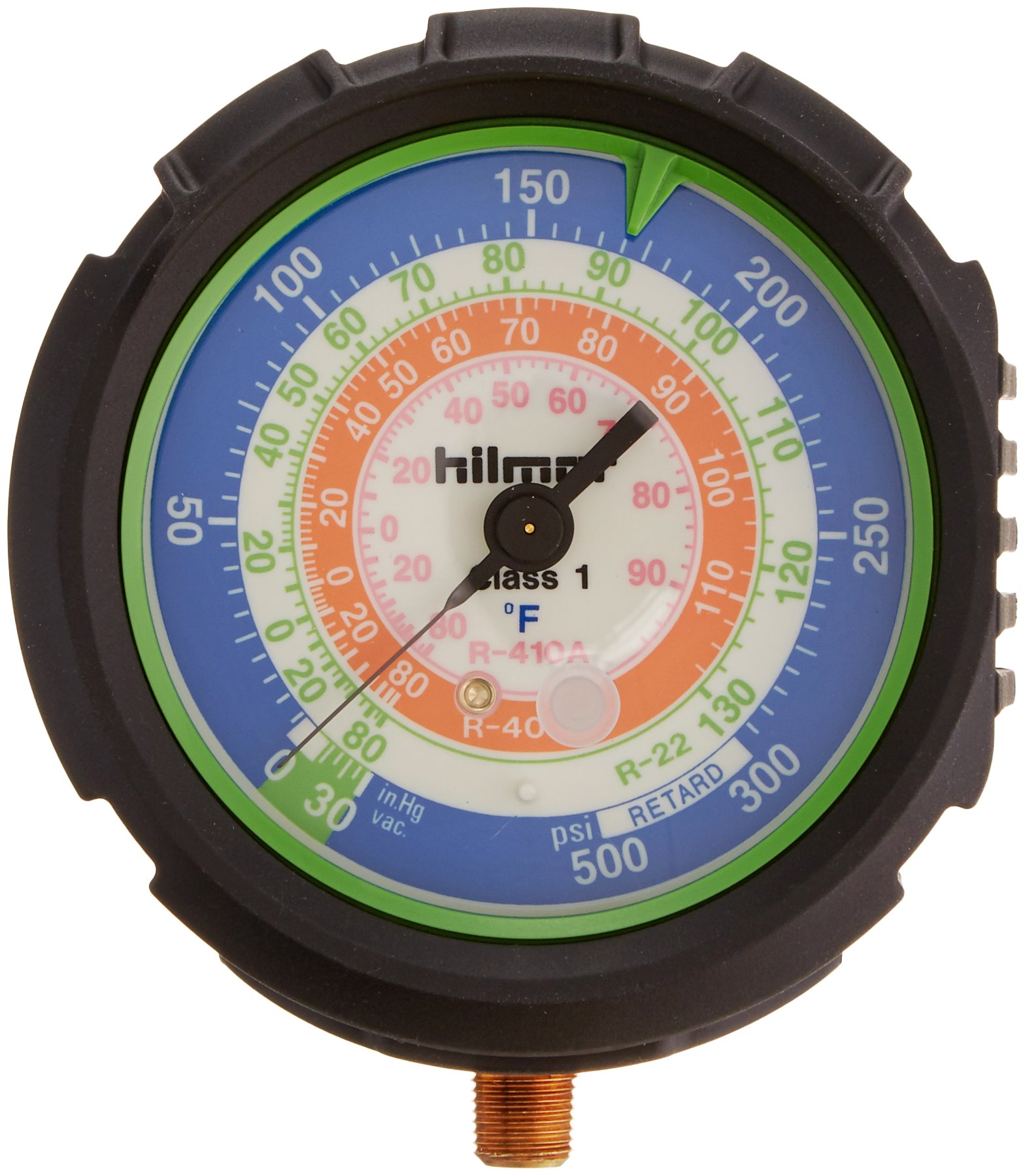 Manomètre R22 R404A R410A Hilmor 1839092 outillage frigoriste de 80 mm