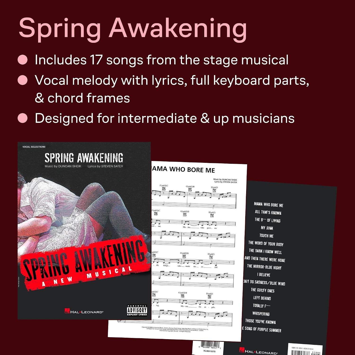 Spring Awakening - Vocal Selections