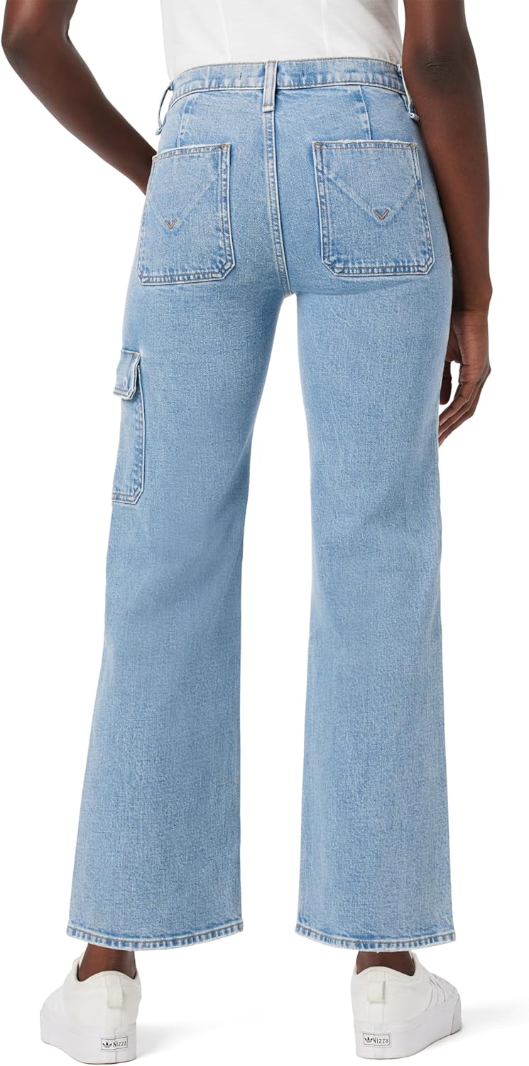 Hudson Womens Rosie High-Rise Cargo Wide Leg - Image 3