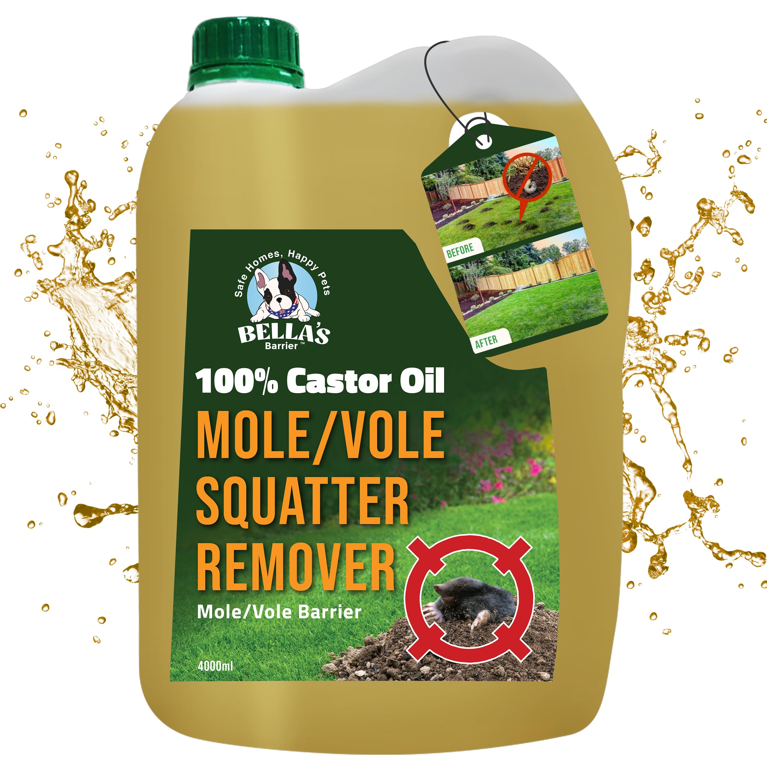 100 Castor Oil For Mole For Lawns Getting Rid Of Ground