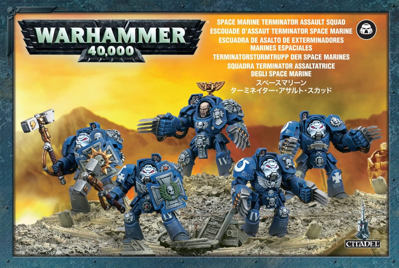 14 Terminators Space Marines - Warhammer 40K - Figurines Métal D'occasion