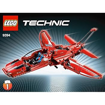 lego technic red plane