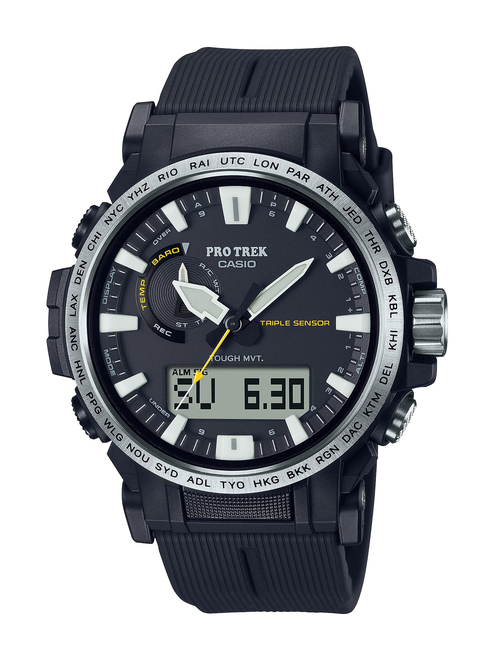 Casio Men's Pro Trek Black / Silver