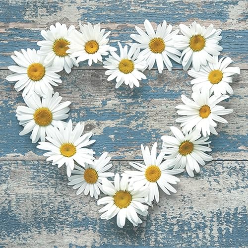 Miniatura 7 de Servilletas de papel folclórico de 20 unidades, 13 x 13, estampado floral, 3 capas, para arte, cena y fiesta, servilletas desechables decorativas