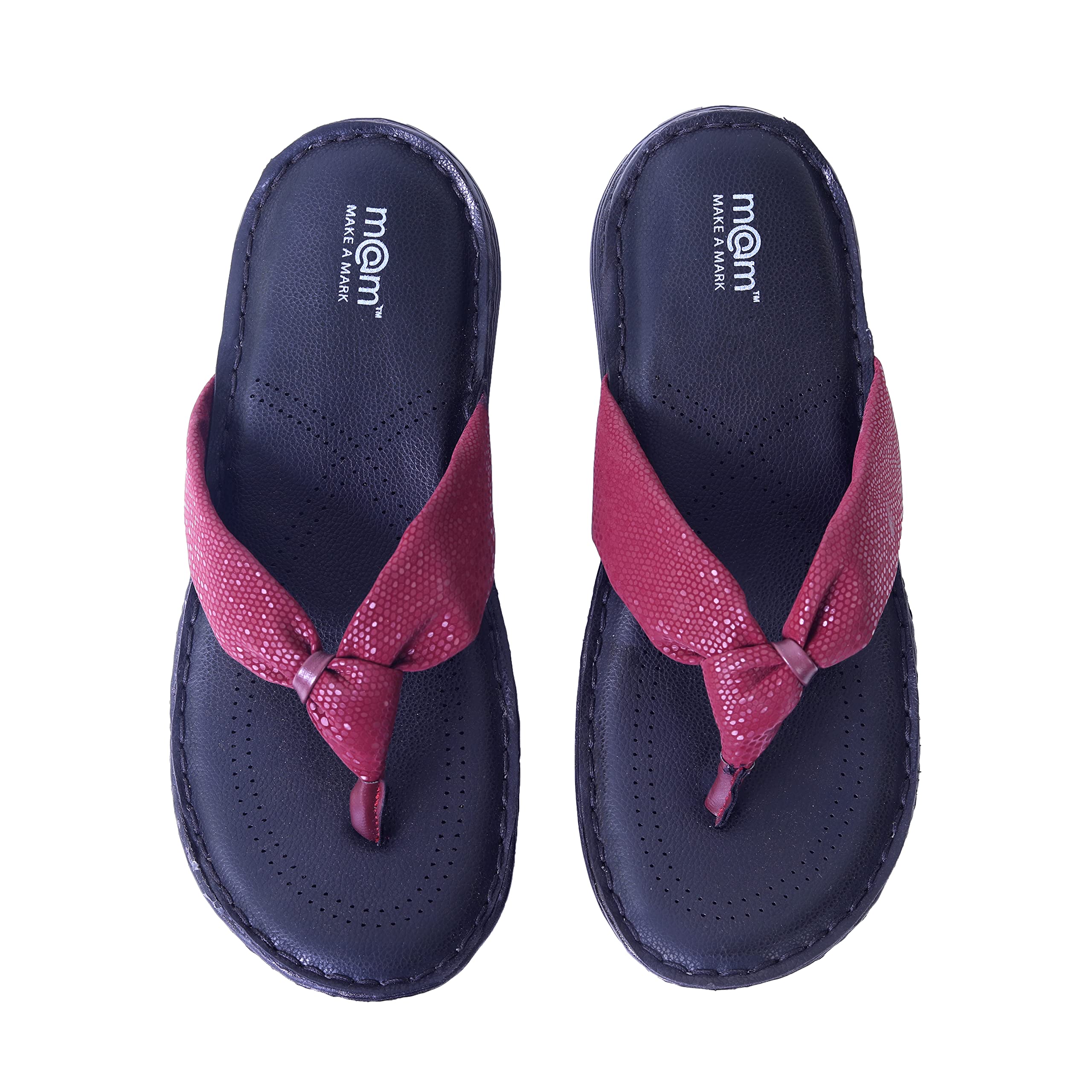 Make A Mark m@m womens slippers/lightweight/comfortable/fashionable/Black colour (B09SZG5M6Y) Amazon Price History, Amazon Price Tracker