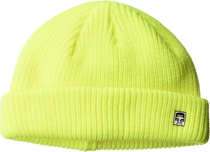 Obey Men's Micro Beanie, Bright Green 