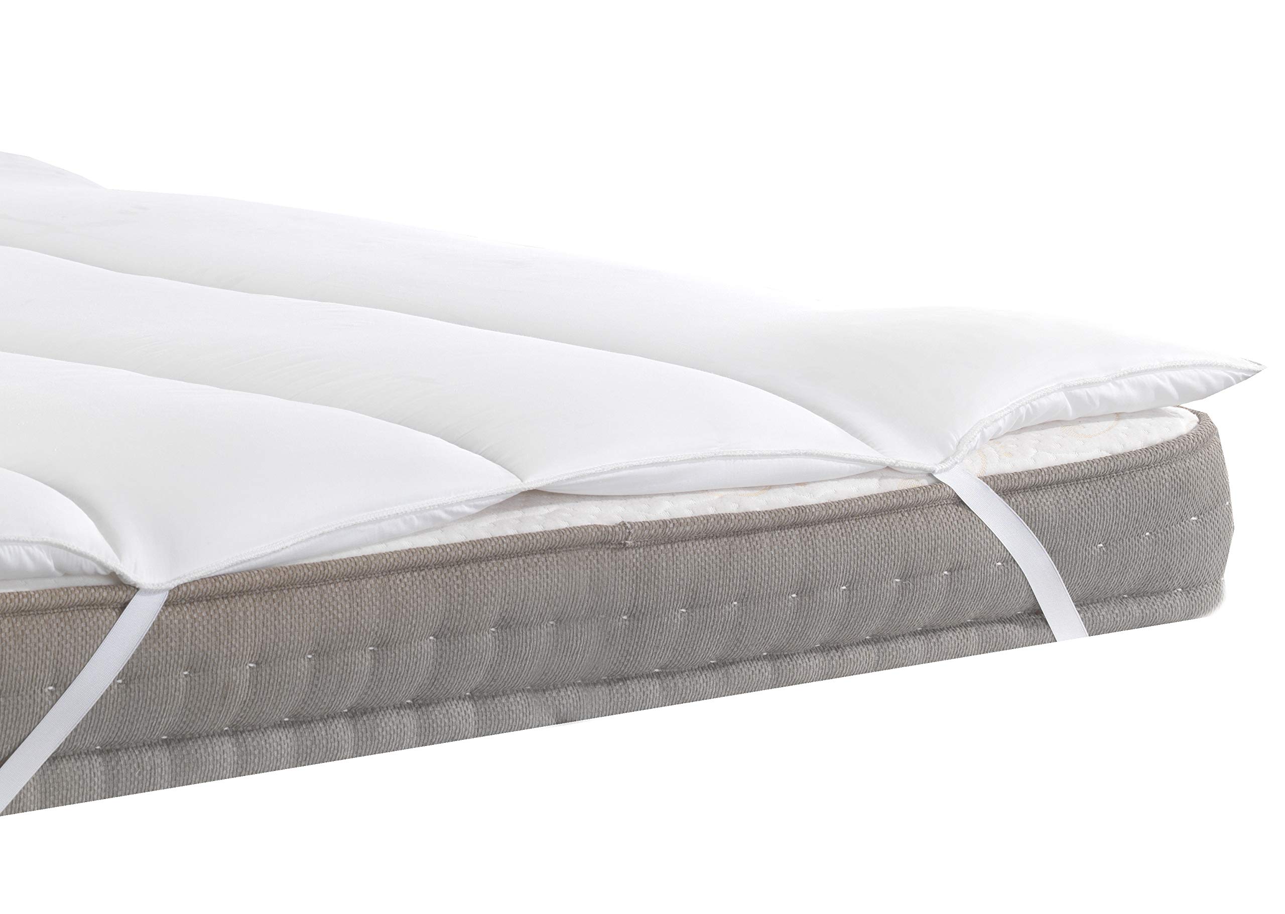 Lancashire Textiles Slight Second Single Blended Cotton Cover Hollowfibre Filled Mattress Reviver-image-2